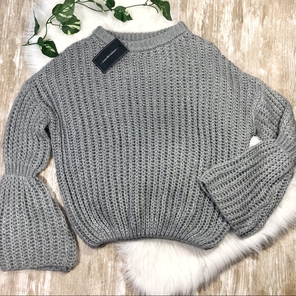 Moon & Madison Sweaters - NWT Moon & Madison Gray Sparkle Sweater Stitch Fix